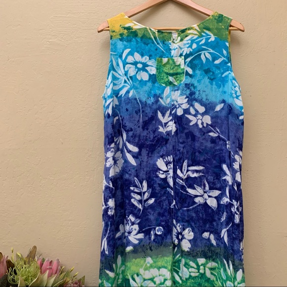 Meant To Be | MTB | Multi-Colored Dress with White Floral Designs - Picture 9 of 16